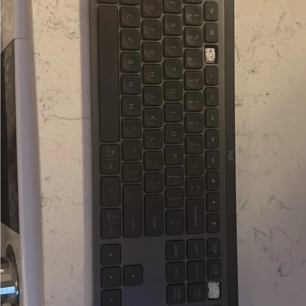 Logitech Dark Gray Wireless Keyboard